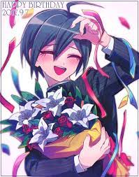 Maki harukawa, himiko yumeno and shuichi saihara. Daily Shuichi 42 Shuichisaihara