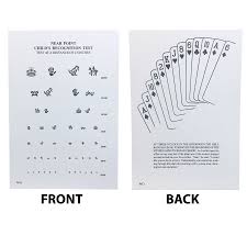 Child Recognition Eye Card Eye Cards Eye Charts Vision