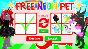 Me and as i said it's free it's awesome. Mysterious Dragon Gave Us Free Neon Legendary Pets In Adopt Me Roblox Youtube