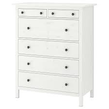 Hemnes Commode 6 Tiroirs Teinte Blanc 108x131 Cm Ikea Hemnes Ikea Schubladen