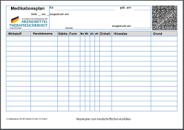 Medikamentenplan (pdf/word) zum ausdrucken ; Medikationsplan Muster Pdf Download Kostenlos Chip