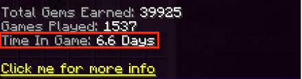 Last time i checked xfire, it said around 2k hours, but it started counting hours late into my minecraft experience and i. How To See How Much Time I Ve Spent On Hypixel Hypixel Minecraft Server And Maps