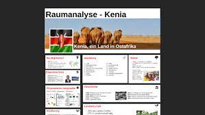 Um strukturen, verflechtungen und entwicklungen eines raumes zu verstehen und zu. Raumanalyse Kenia By Mailk Diakite