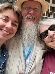 What a great day for an Eyreudite Joycean! At the Rosenbach's Bloomsday  celebration I got to meet Ed, and then he introduced me to the lovely  Kathleen Hudson. Both had performed readings