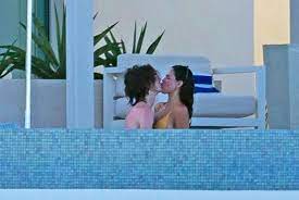 Timothée Chalamet and Eiza González Passionately Kiss in Pool