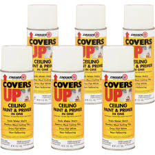 Painting a ceiling isn't always the easiest project. Rust Oleum Ceiling Paint Primer Vertical Spray 13 Oz 6 Ct We 3688ct Walmart Com Walmart Com