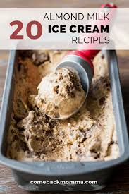 20 Amazing Almond Milk Ice Cream Recipes Comeback Momma Ice Cream Maker Recipes Almond Milk Ice Cream Recipe Dairy Free Ice Cream Recipes