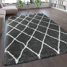 Urskog teppich kurzflor zebra gestreift spielteppich ikea. Hochflor Teppich Rauten Muster Grau Teppichcenter24