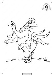 Looney tunes foghorn leghorn coloring page cartoon coloring pages bugs bunny drawing bunny. Printable Looney Tunes Foghorn Leghorn Coloring Page