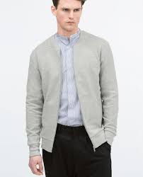 Basic Pique Bomber Jacket Sweatshirts Man Sale Bomber Felpe Da Uomo Giacca