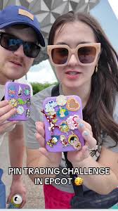 Couple Disney Pin Trading