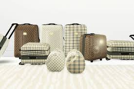 Sims 4 Cc Custom Content Clutter Decor Furniture Louis Vuitton Burberry Suitcase Collection Royalsi Sims 4 Toddler Sims 4 Bedroom Sims 4 Cc Furniture