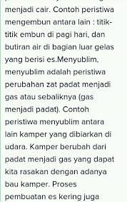 Contoh Menyublim Nasi