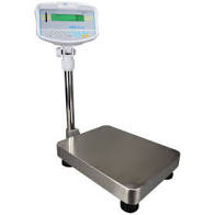 STAINLESS STEEL BENCH SCALES SERIES III- 14 x 18" Platform Size, 300 lbs. x .1 lb. Available Cap. (lbs), RS232 Output, Battery or 120 VAC Power Req. H25842, Scales, stainless steel, bench scale