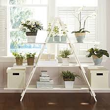 Instead of using all of your floor area for shallow and long storage pieces, purchase units that are narrow and tall, giving you greater room for foot traffic. Build A Ladder Style Shelving Unit 1 Rona