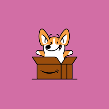Cute puppies, joyful dogs smile as wide as they can. Single Gif Dog Pops Up Opening The Package As He Does So Web Surprise Gif Note Press Corgi Art Corgi Cartoon Cute Corgi