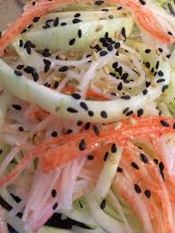 Kani Su Salad Food Recipes Stir Fry Recipes Chicken