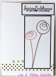 Un Meme Sketch Des Roses De La Douceur Une Carte De Condoleances Les 2 Mains Gauches Carte Condoleances Carte Carte Deces