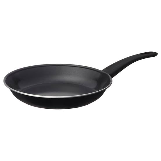 HEMLAGAD frying pan, non-stick coating black, 9 ½" - IKEA