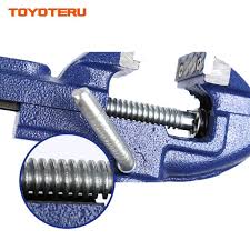 Toyoteru 3inch 75mm Opening 360 Degrees Universal Bench Vise Table Vise Home Vise Cast Iron With Anvil Worktable To Learn M Bench Vise Work Table Cast Iron