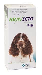Bravecto for cats is a medication with one active ingredient fluralaner (brand bravecto's generic name). Bravecto Chewable Tablet Flea Treatment For Medium Dogs 10 To 20kg 1 Pack