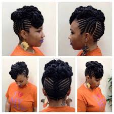 Most girls think that the shorter their hair is, the harder it is to be put into an updo. Fully Protective And Cute Black Hair Information Community Natural Hair Styles Natural Hair Updo Hair Styles