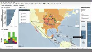 Supply Chain Map Visualizations Using Tibco Spotfire