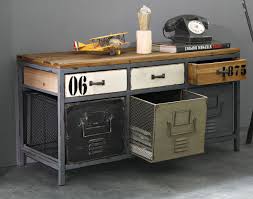 Robustes, ils facilitent le classement de vos dossiers. Meuble Bas 6 Tiroirs Metal Becquet