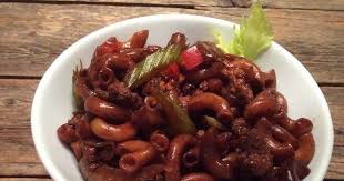 Si Vous Aimez Les Mets Chinois Comme Moi Vous Serez Ravis De Constater Comment Ce Macaroni Est Savoureux C Est La Premiere Fois Que Je Food Macaroni Yummy