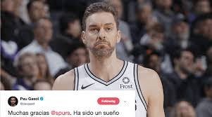 Jun 12, 2021 · pau gasol lleva al barça hasta la final ante el real madrid gran actuación del internacional español y contundente victoria azulgrana ante un lenovo tenerife que no tuvo opciones. Pau Gasol Releases Emotional Statement On Leaving San Antonio Spurs And Joining The Bucks The Sportsrush