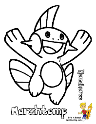 Surf the vast option of totally free coloring book for. Mudkip Evolution Coloring Pages