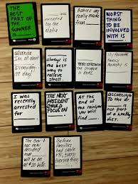 Best Black Cards Against Humanity Awesome Ideas For Black Blank Cards In Cards Of Humanity Or Diy Your Own Deck Of Card Cards Against Humanity Funny Diy Cards Against Humanity Cards Of Humanity