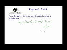 Рет қаралды 249 м.8 жыл бұрын. Algebraic Proof Corbettmaths Youtube