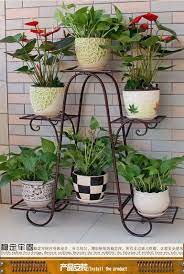 6 Layers Of Iron Flower Shelf Plant Holder Flower Pot Holder Balcony Living Room Indoor Flower Stand Intl Plant Stand Indoor Indoor Plant Pots Indoor Flowers