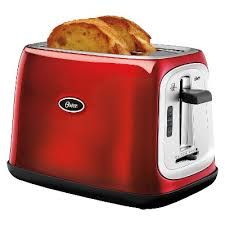 Oster 2 Slice Toaster With Advanced Toast Technology Candy Apple Red In 2020 Toaster Red Toaster Best 2 Slice Toaster