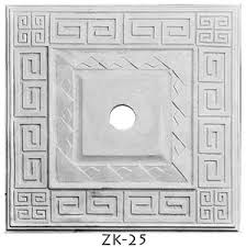 If you're upgrading a space with a stretched oblong or rectangular profile, such. Vintage Hardware Lighting Plaster Art Deco Square Plaster Ceiling Medallion 18 X 18 Sq Zk 25