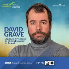 DAVID GRAVE É O CANDIDATO DA CDU À PRESIDÊNCIA DA CÂMARA MUNICIPAL DE  REDONDO NAS ELEIÇÕES AUTÁRQUICAS DE 2025 A CDU
