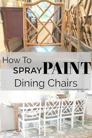 Tips On How To Paint Furniture Painting Your Vintage Bamboo Dining Chairs In A Few Easy Steps For M In 2020 Painted Chairs Painted Dining Chairs Bamboo Dining Chairs