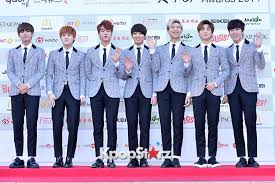 Bangtan Boys Attends The 4th Gaon Chart Kpop Awards Jan 28