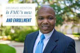 Help Florida Memorial University welcome Dr. David Kenton its new assistant  vice president for Admissions and Enrollment Management. Dr. Kenton joins  the Lions family and brings a wealth of experience in academic