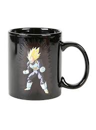 Dragon Ball Z Vegeta Heat Reveal Mug Mugs Dragon Ball Z Gifts For Hubby