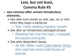Maybe you would like to learn more about one of these? Comma Rules Are Out Of This World Ppt Download