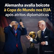 Dicas - A possibilidade de um boicote da seleção alemã à Copa do Mundo de  2026, que será realizada nos Estados Unidos, Canadá e México, passou a ser  discutida após declarações e