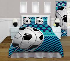 Soccer Duvet Covers Teal Bedding Soccer Ball Duvet Kids Etsy Soccer Bedding Girls Soccer Bedding Soccer Room Decor