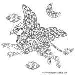 Malvorlage Tiermandala Tiger Tiere Mandalas Kostenlose Ausmalbilder
