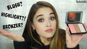 Where to put your bronzer and highlighter. How To Apply Bronzer Blush Highlight Makeup For Ever Artist Face Colors Youtube