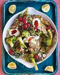 Incredibly Delicious Chicken Salad By Jamie Olivier Bulgur Recepten Lekker Eten Koken