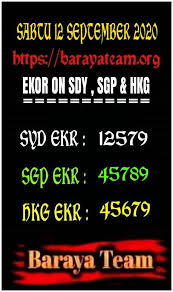 Syair Togel Hongkong Sabtu 12 September 2020 Forum Kode Syair