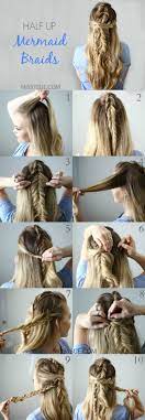 Mermaid Braid Mermaid Hair Tutorials Hair Styles Mermaid Braid