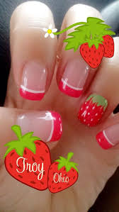 28 Strawberry Nail Art Nail Strawberry Strawberry Nail Art Fruit Nail Art Fruit Nail Designs